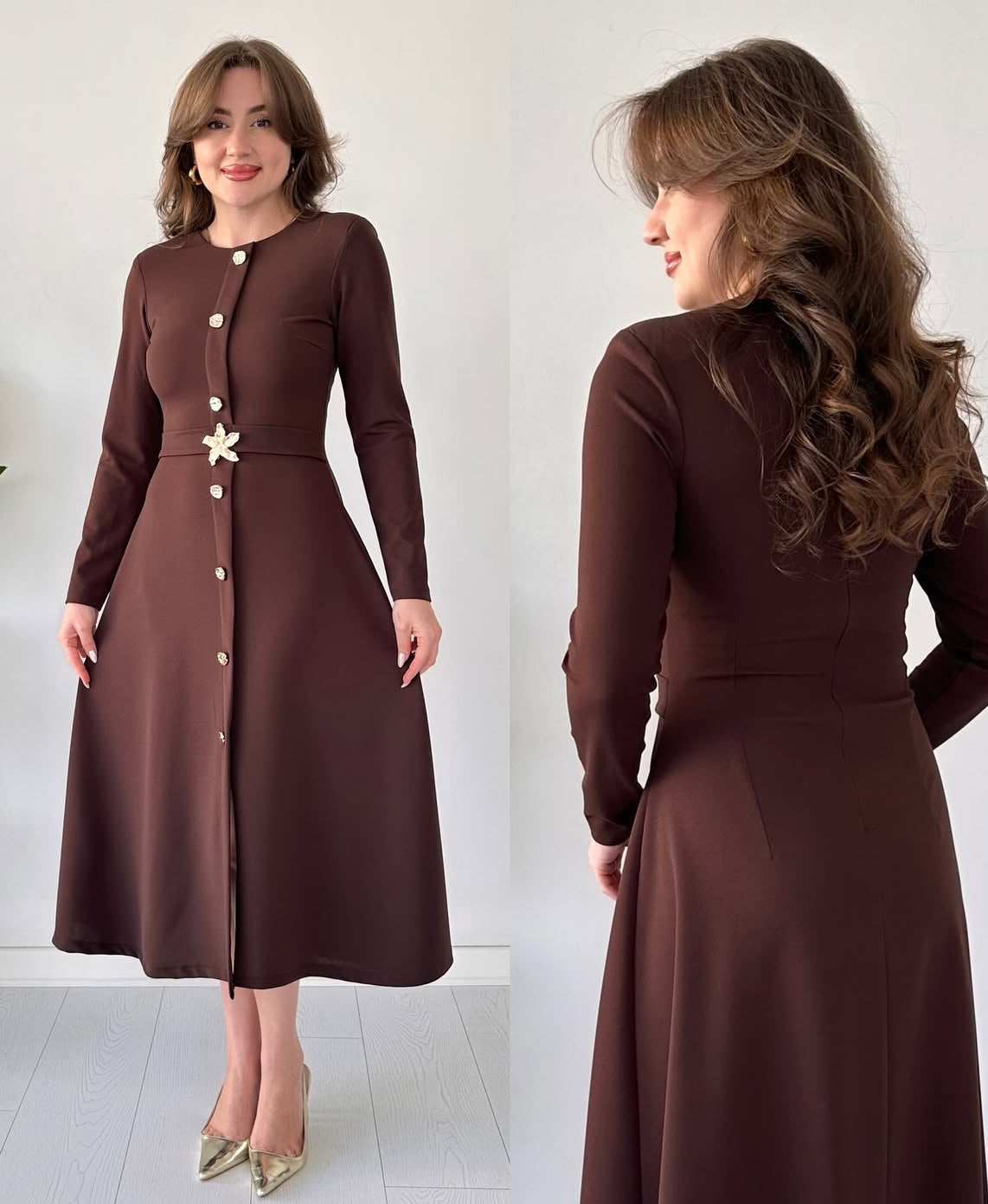 Regal Star Midi Dress