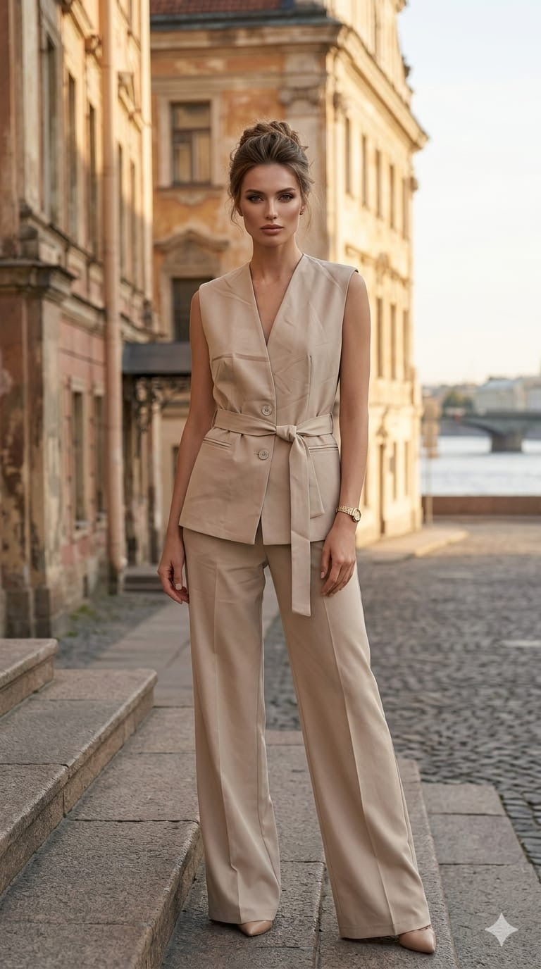 Mocha Muse Linen Co-ord Set