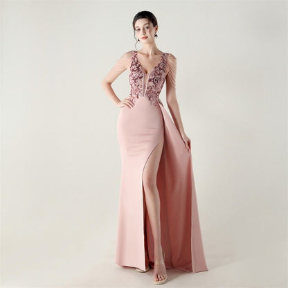 Celeste Drape Evening Gown