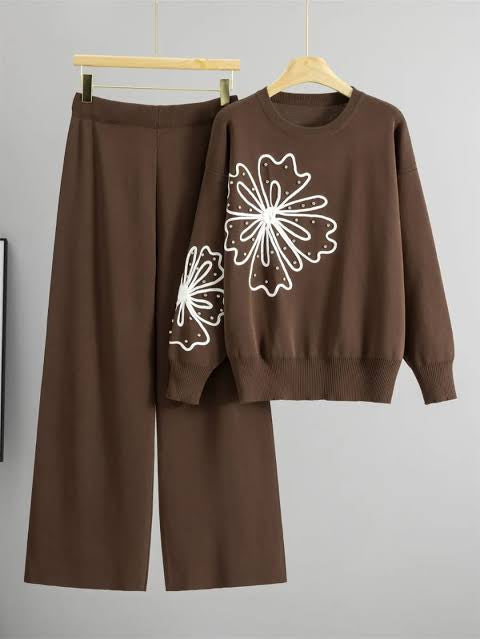 Floral Pop Knit Co-ord Set