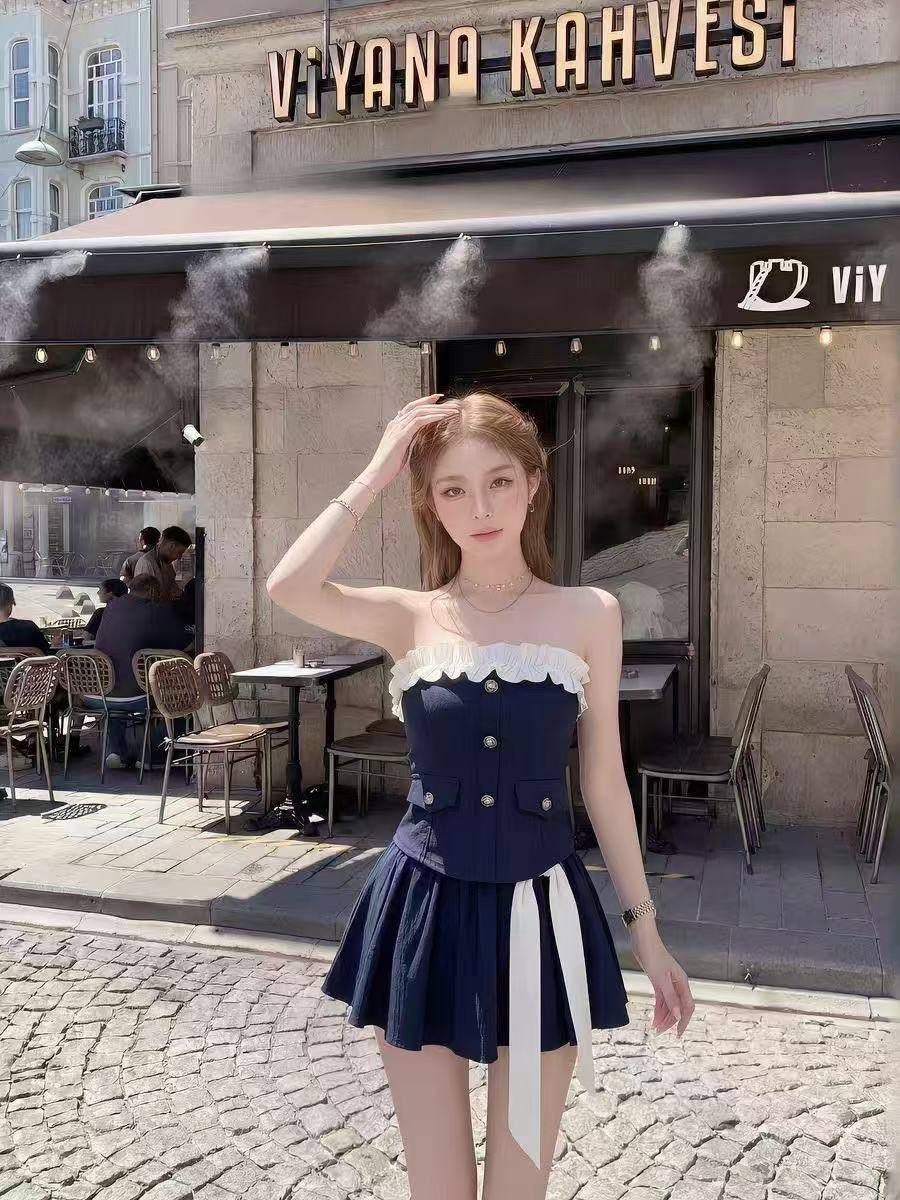 Riviera Ribbon Skirt Set