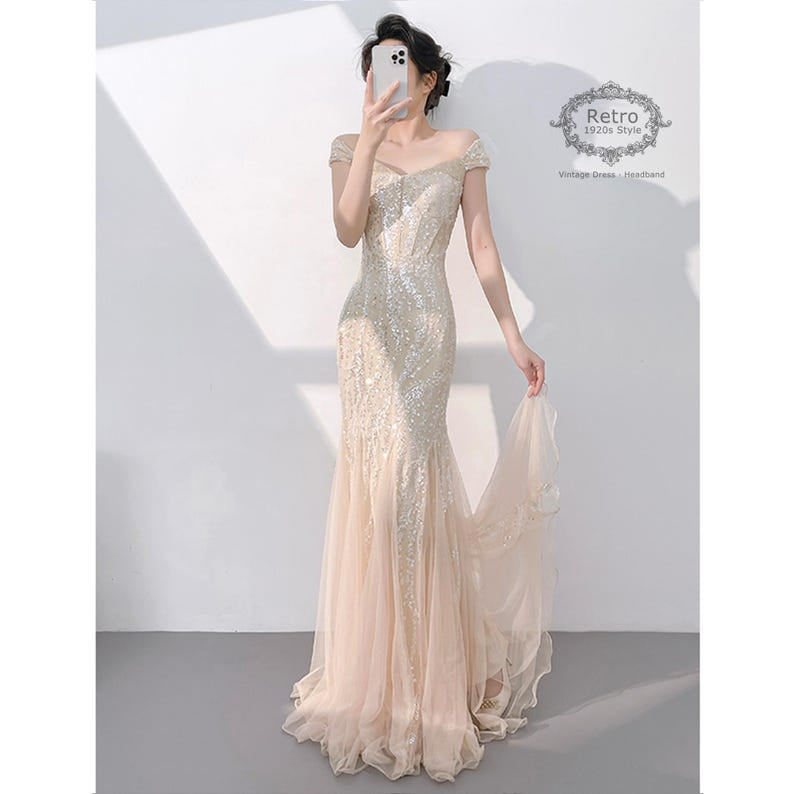 Shimmery gown