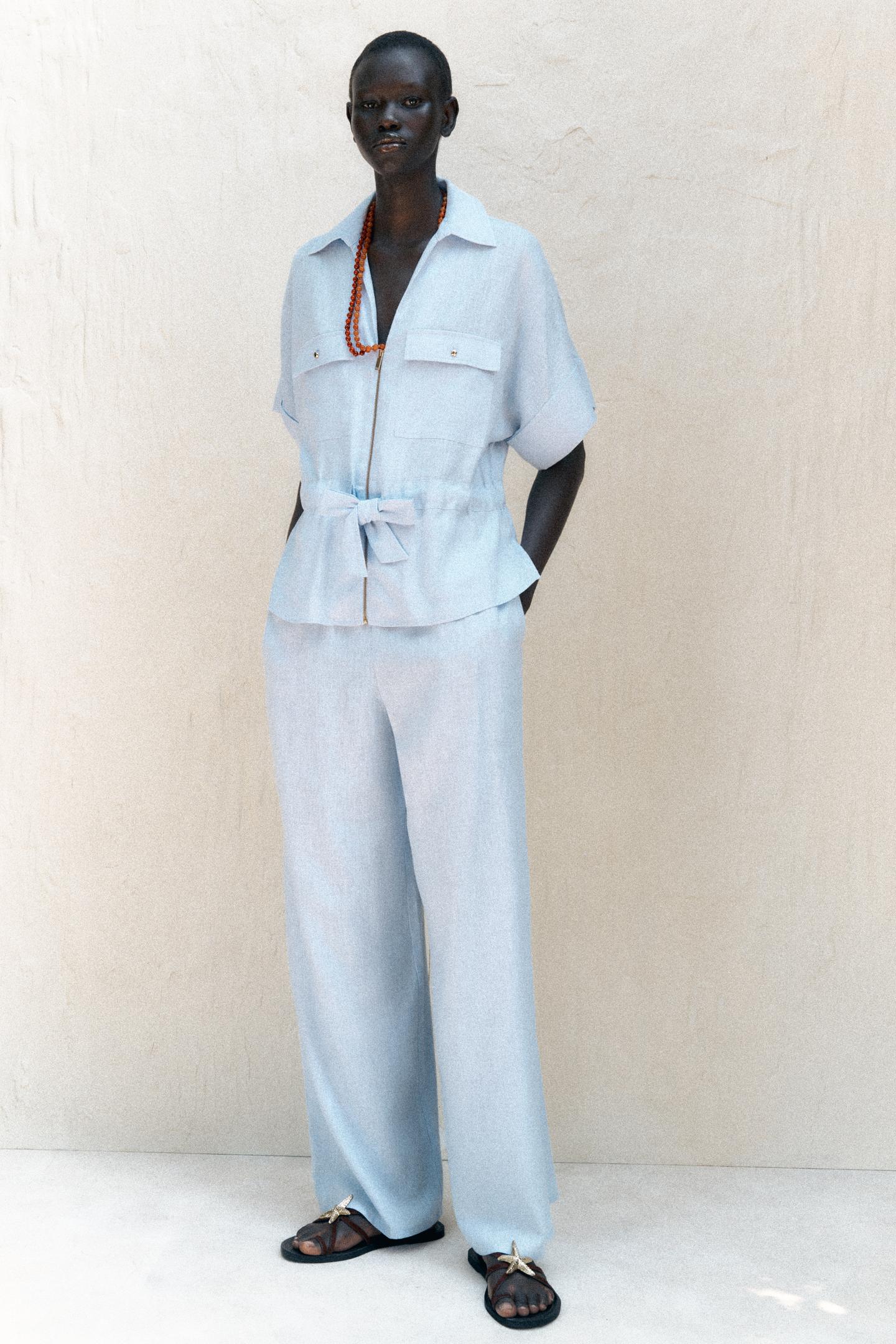 Blush Breeze Linen Coord-Set