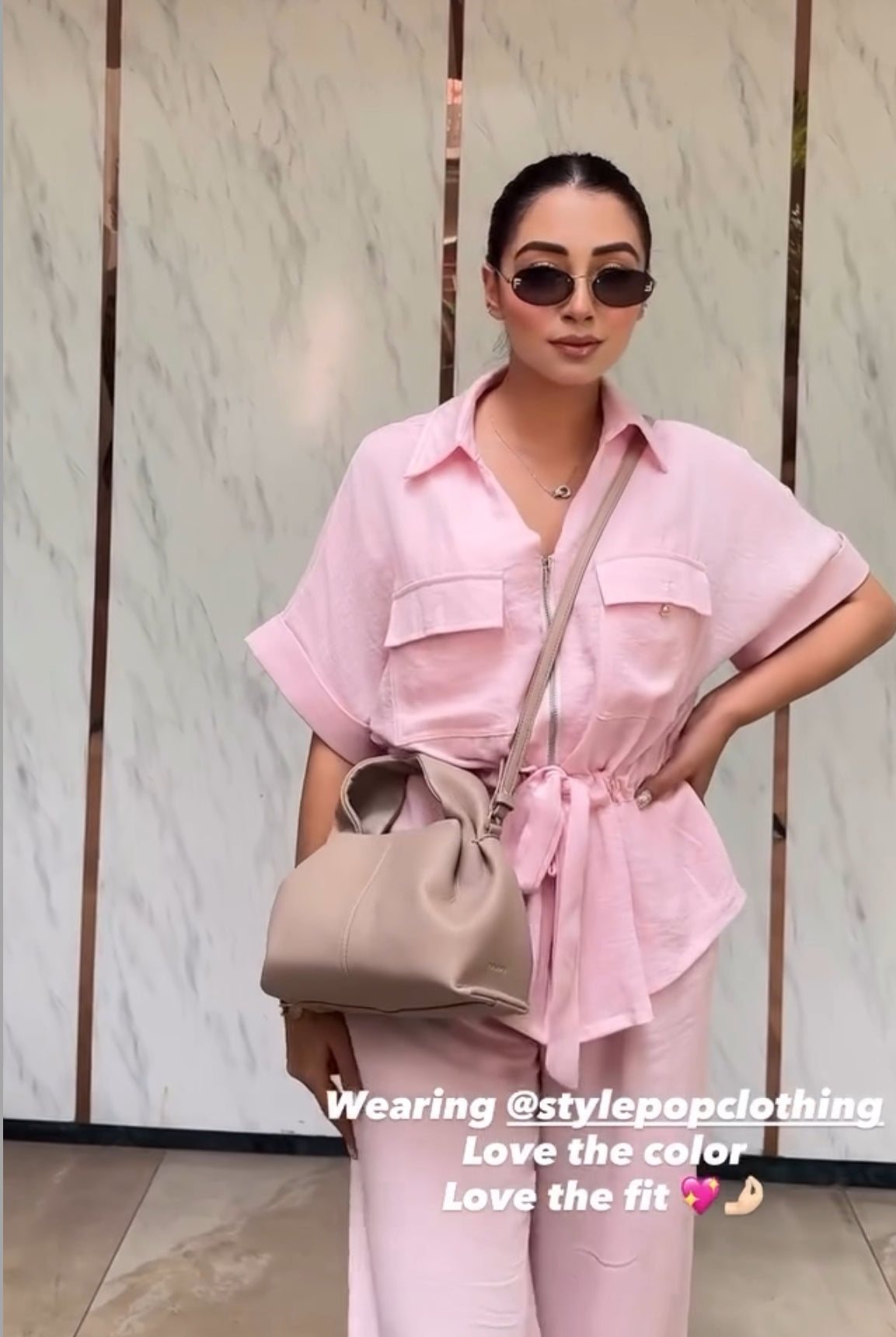 Blush Breeze Linen Coord-Set