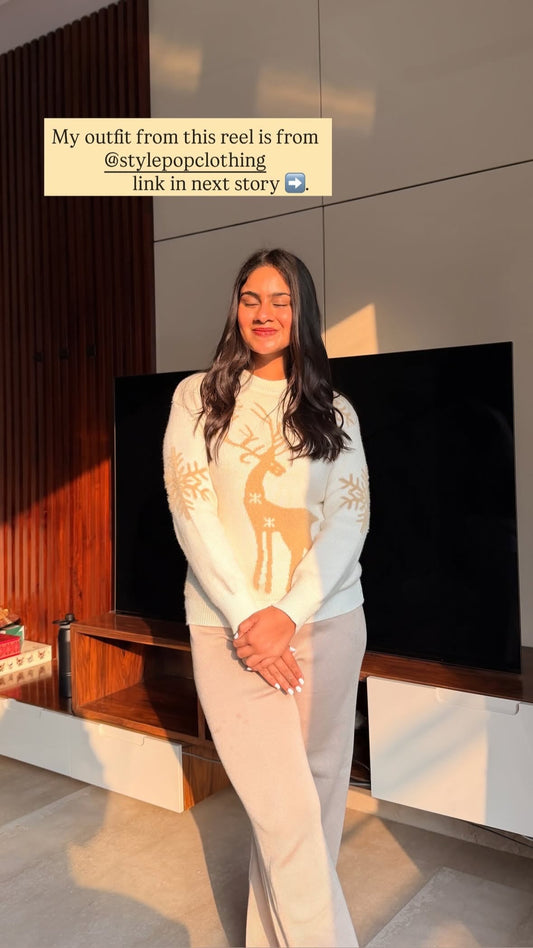 Winter Reindeer Knit Co-ord Set