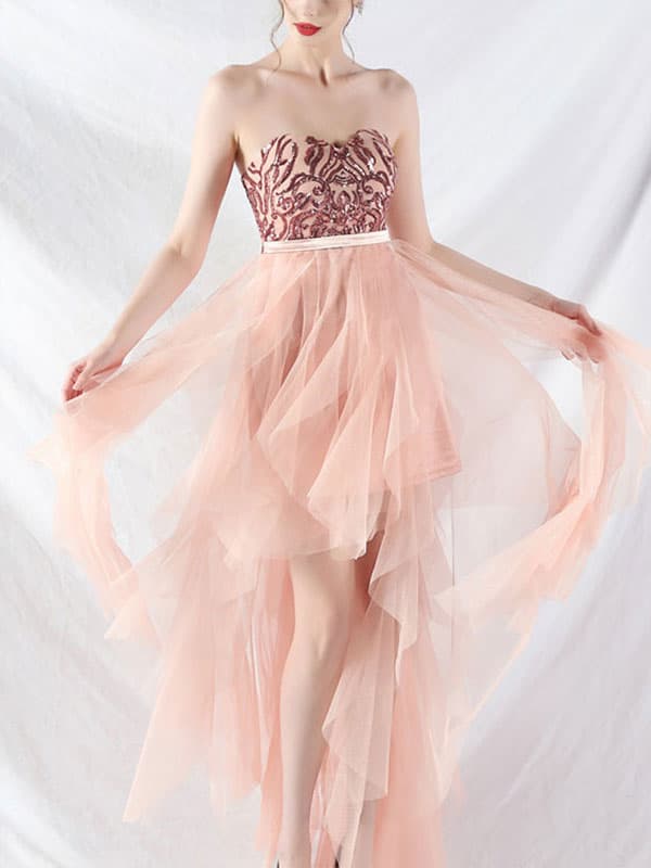 Sparkle Cascade Gown