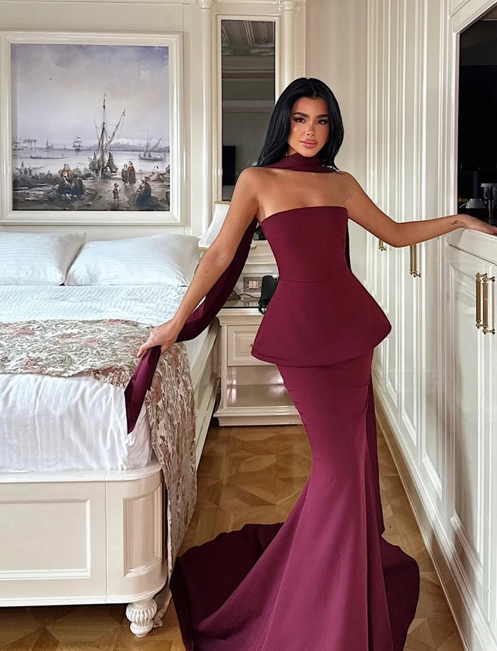Royal Bodycon Dress