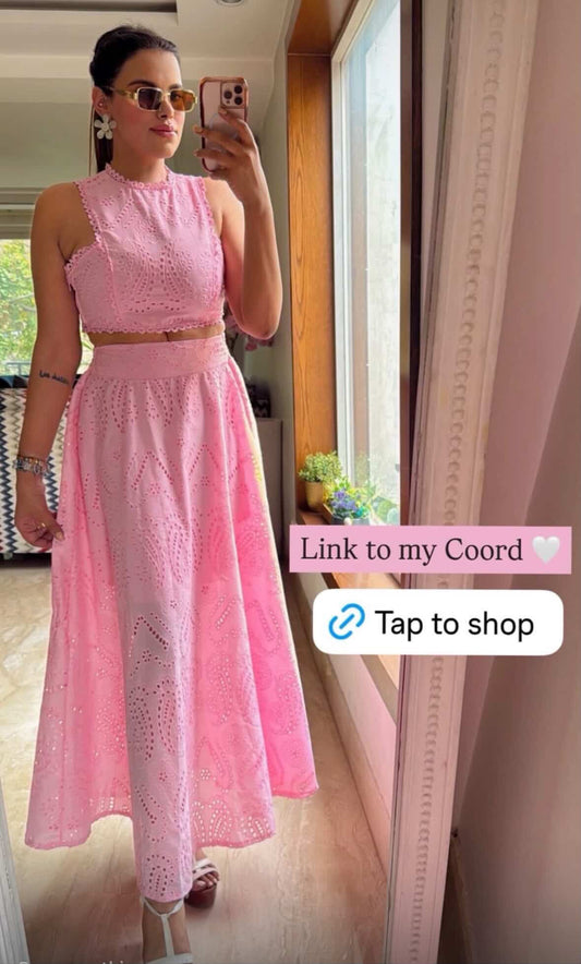 Ethereal Eyelet Co-Ord Set