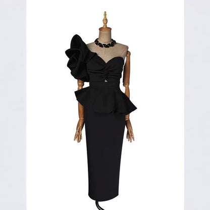 Muse Peplum Top & Skirt Co-ord