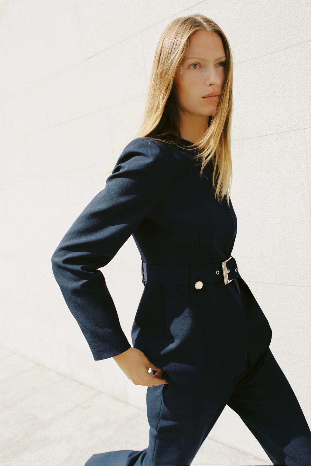 Belted Power Suit Set