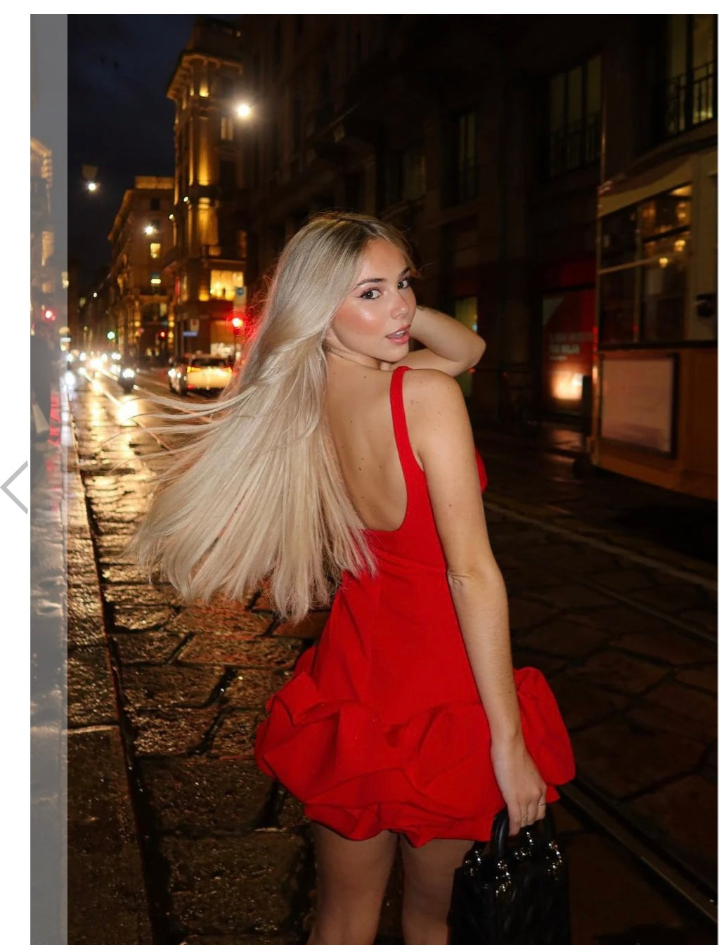 Red Hot Ruffle Romper