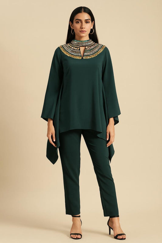 Embellished Tunic Coordset