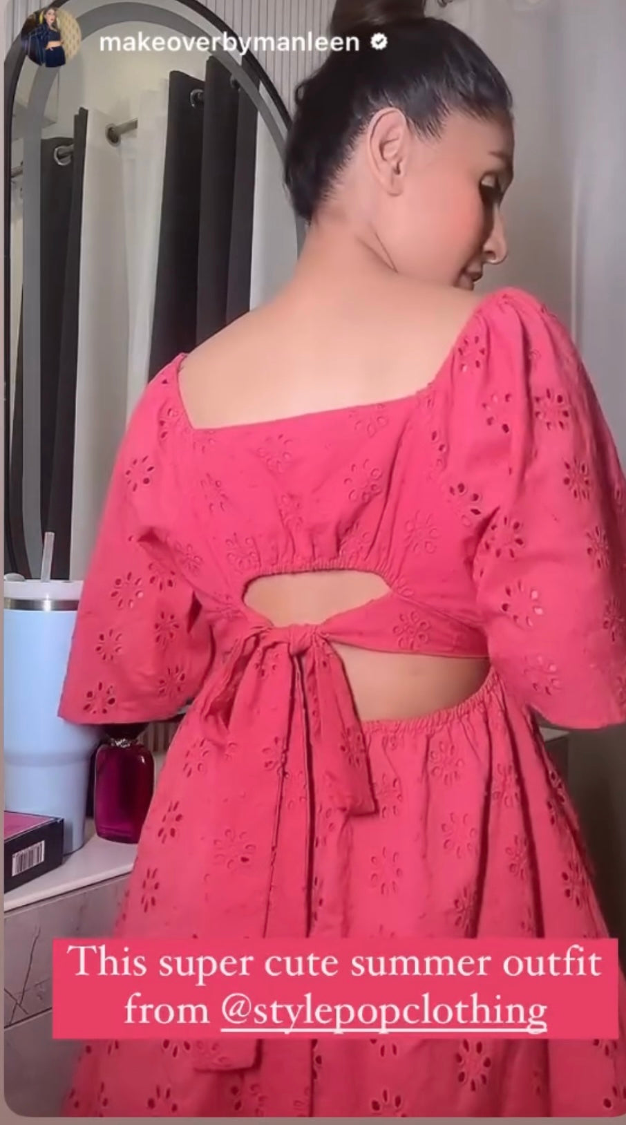 Schiffli dress