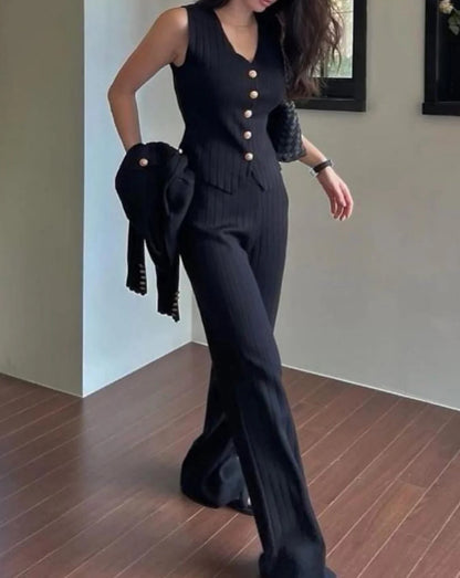 Regal Ribbed 3-Piece Knit Co-ord