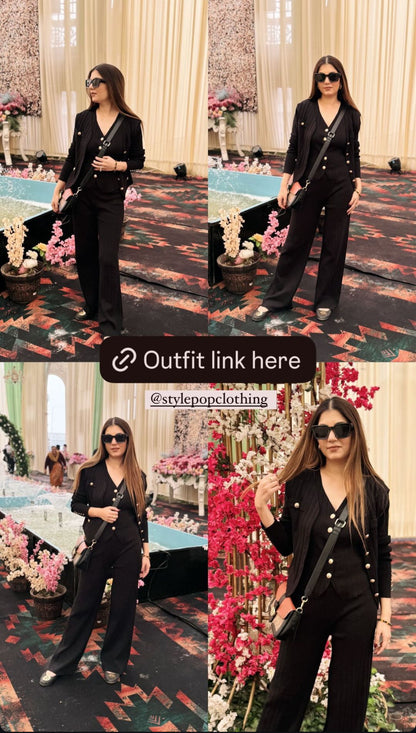 Regal Ribbed 3-Piece Knit Co-ord